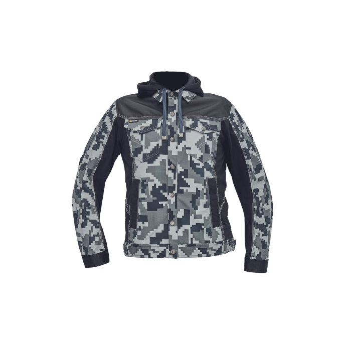 Cerva NEURUM CAMOU Pracovná bunda s kapucňou