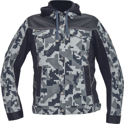 Cerva NEURUM CAMOU Pracovná bunda s kapucňou