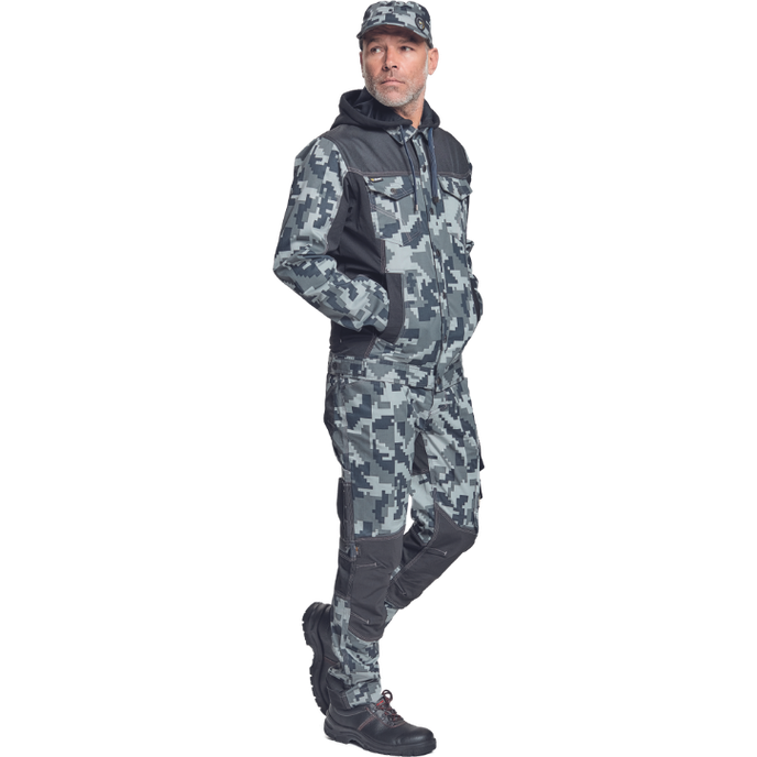 Cerva NEURUM CAMOU Pracovná bunda s kapucňou