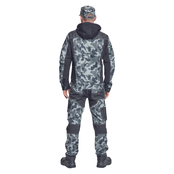 Cerva NEURUM CAMOU Pracovná bunda s kapucňou