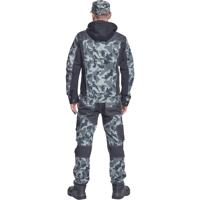 Cerva NEURUM CAMOU Pracovná bunda s kapucňou