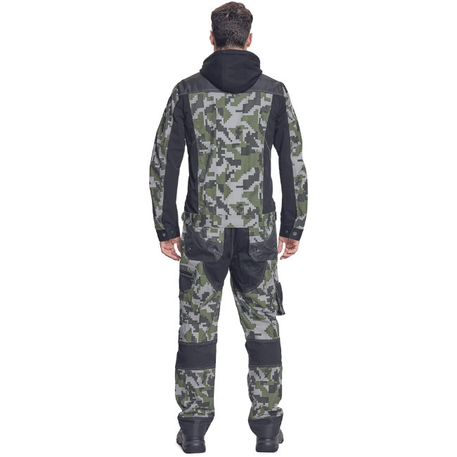 Cerva NEURUM CAMOU Pracovná bunda s kapucňou