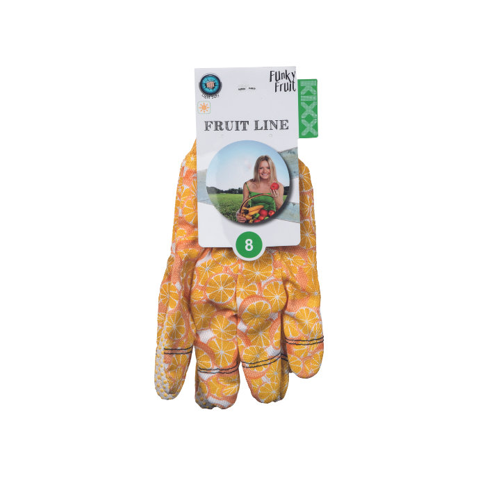 Kixx FUNKY FRUIT Dámske pracovné rukavice 12 párov