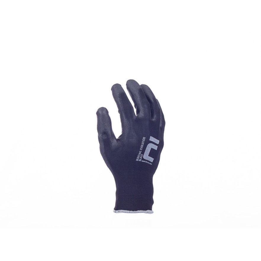 Cerva BUNTING EVOLUTION BLACK Pracovné rukavice 12 párov