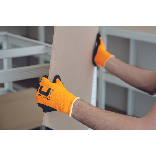 Cerva PALAWAN ORANGE Pracovné rukavice 12 párov