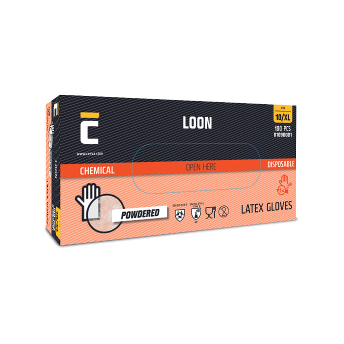Cerva LOON Jednorazové rukavice 100 ks