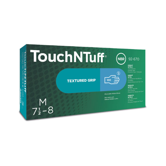 Ansell 92-670 TOUCH N TUFF Jednorazové rukavice 100 ks