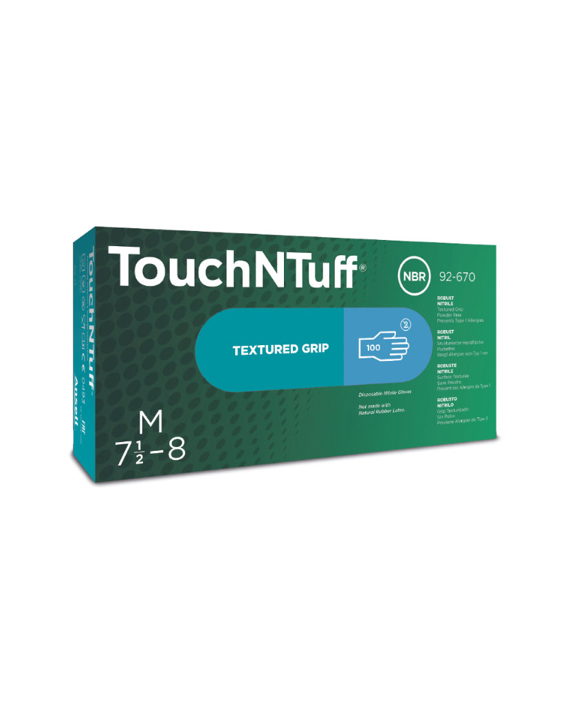 Ansell 92-670 TOUCH N TUFF Jednorazové rukavice 100 ks