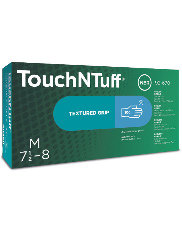 Ansell 92-670 TOUCH N TUFF Jednorazové rukavice 100 ks