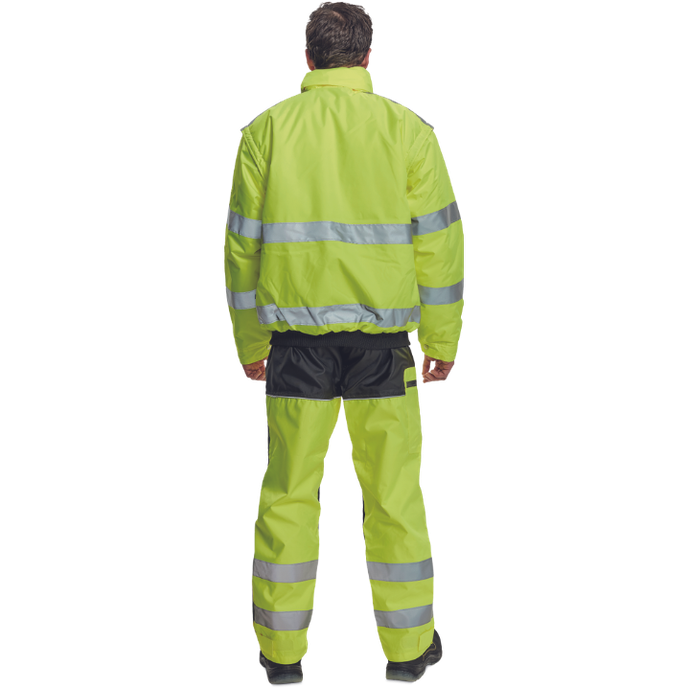 Cerva CLOVELLY Reflexná nepremokavá bunda 2v1