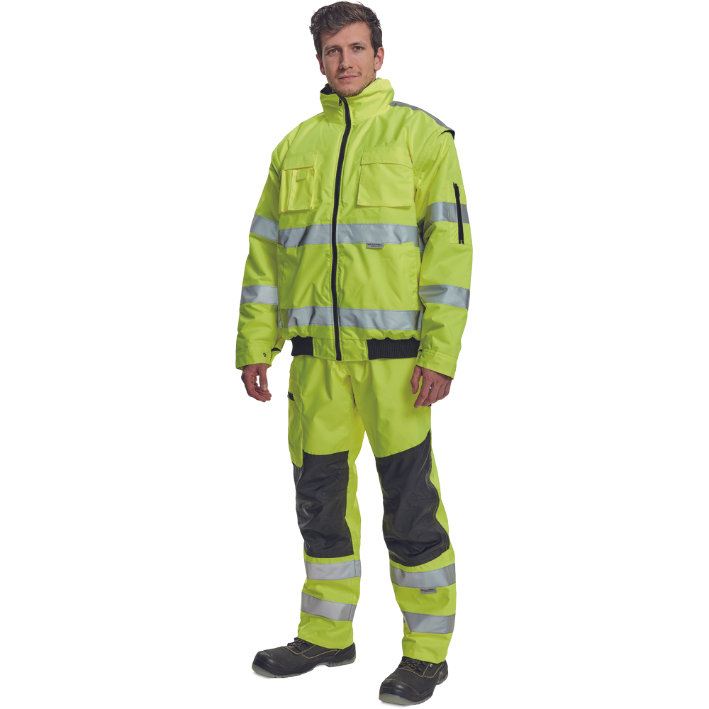 Cerva CLOVELLY Reflexná nepremokavá bunda 2v1