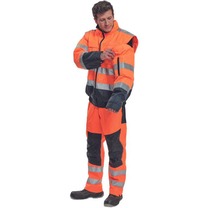 Cerva CLOVELLY Reflexná nepremokavá bunda 2v1