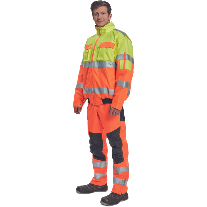 Cerva CLOVELLY Reflexná nepremokavá bunda 2v1