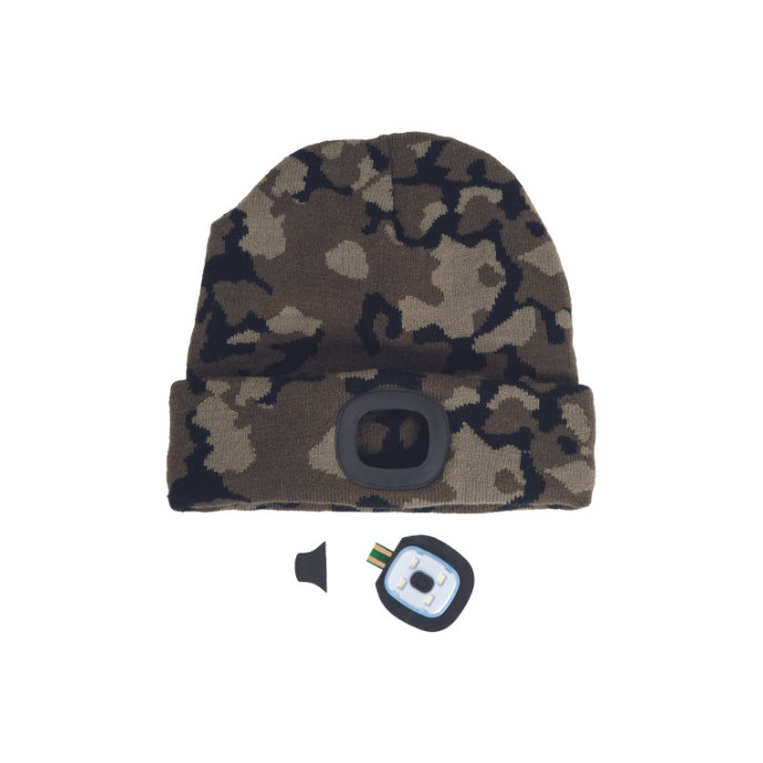 Cerva DEEL LED Pletená čiapka so svetlom