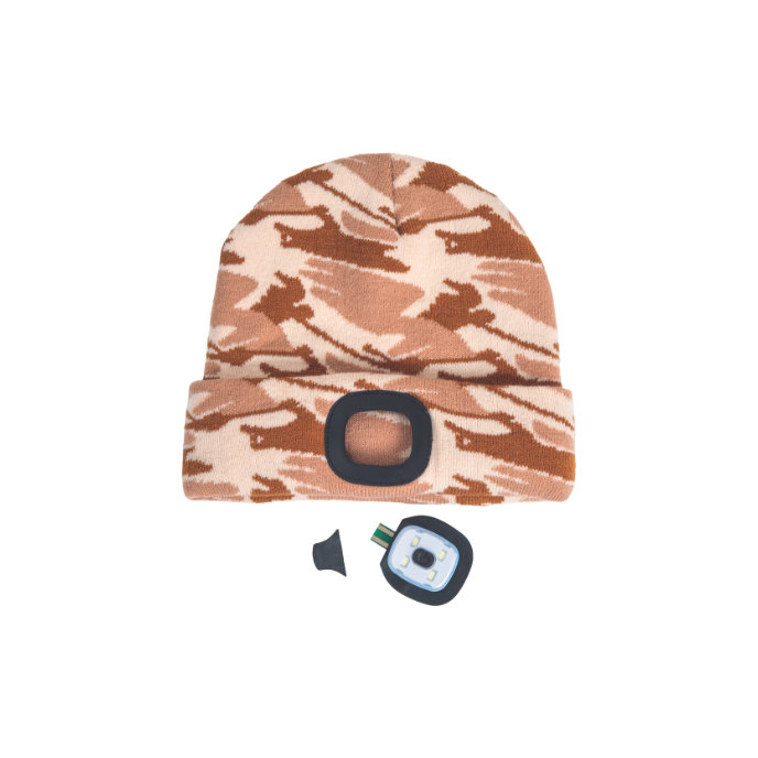 Cerva DEEL LED Pletená čiapka so svetlom