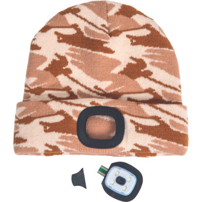 Cerva DEEL LED Pletená čiapka so svetlom