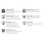 Dupont TYVEK 500 HV Reflexná jednorazová kombinéza