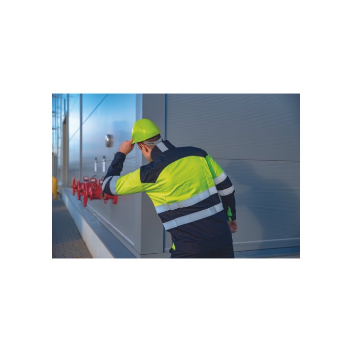 Cerva PALLADIO Reflexná bezpečnostná prilba ventilovaná