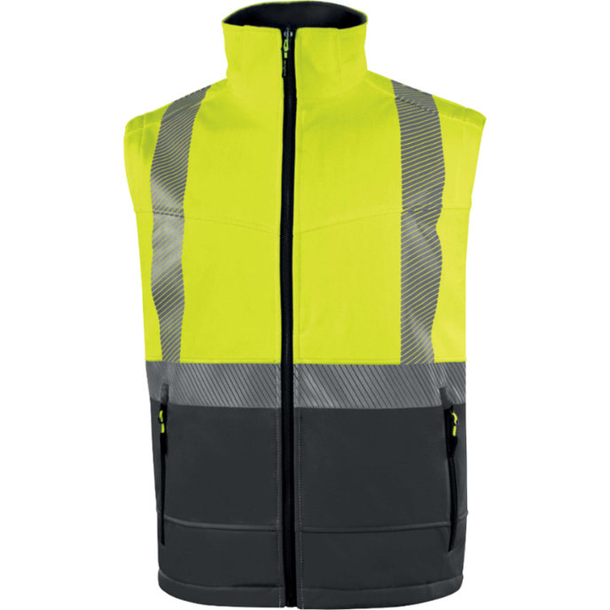 Delta Plus FAST Reflexná softshellová bunda 2v1