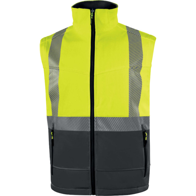 Delta Plus FAST Reflexná softshellová bunda 2v1