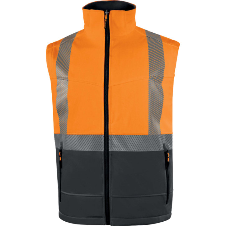 Delta Plus FAST Reflexná softshellová bunda 2v1