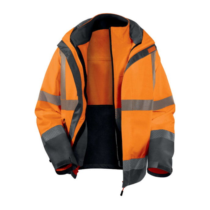 Delta Plus TRACK Reflexná nepremokavá parka