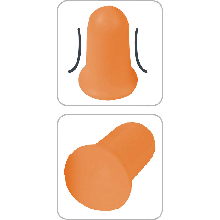 Delta Plus CONICPLUS200 Reflexné zátky do uší 200 párov