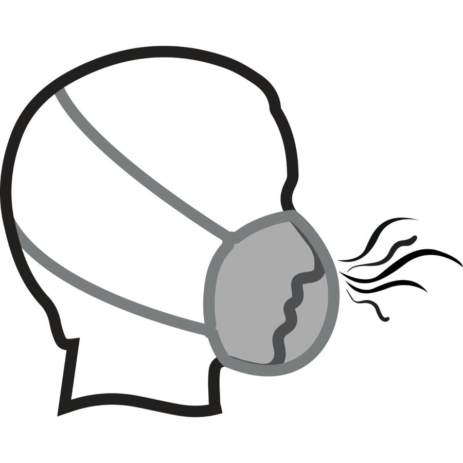 Delta Plus SPIDERMASK P2W FFP2W Protizápachová maska 5 ks