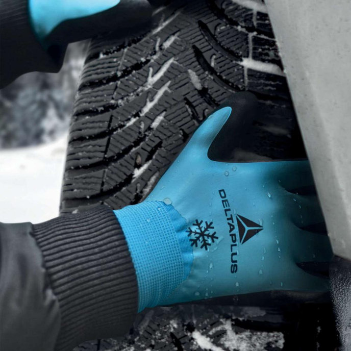 Delta Plus THRYM VV736 Zateplené pracovné rukavice 12 párov