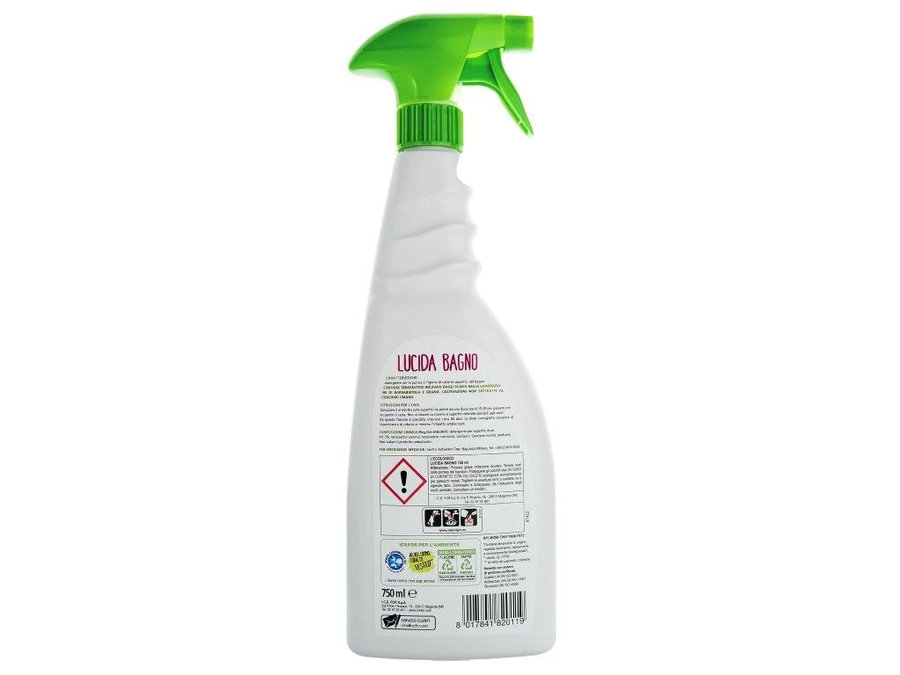 L'Ecologico LUCIDA BAGNO Ekologický čistič kúpeľní 750 ml
