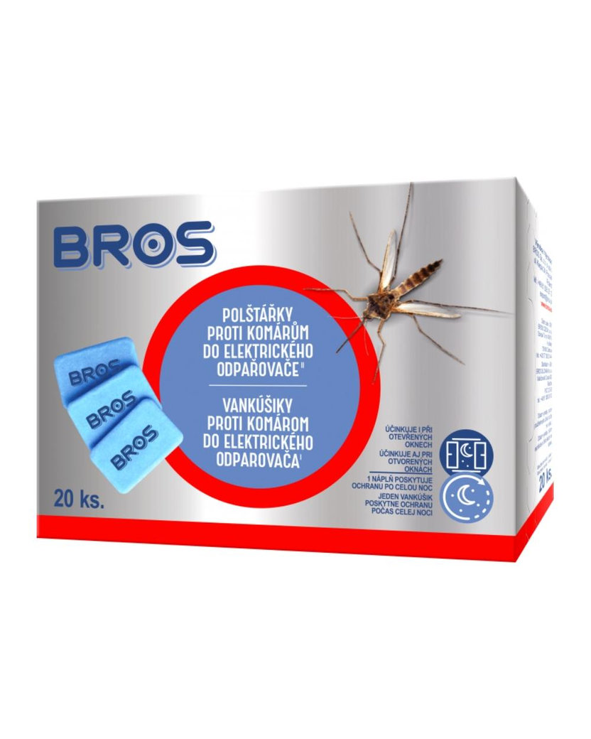 Bros Náhradné vankúšiky do elektrického odparovača 20 ks
