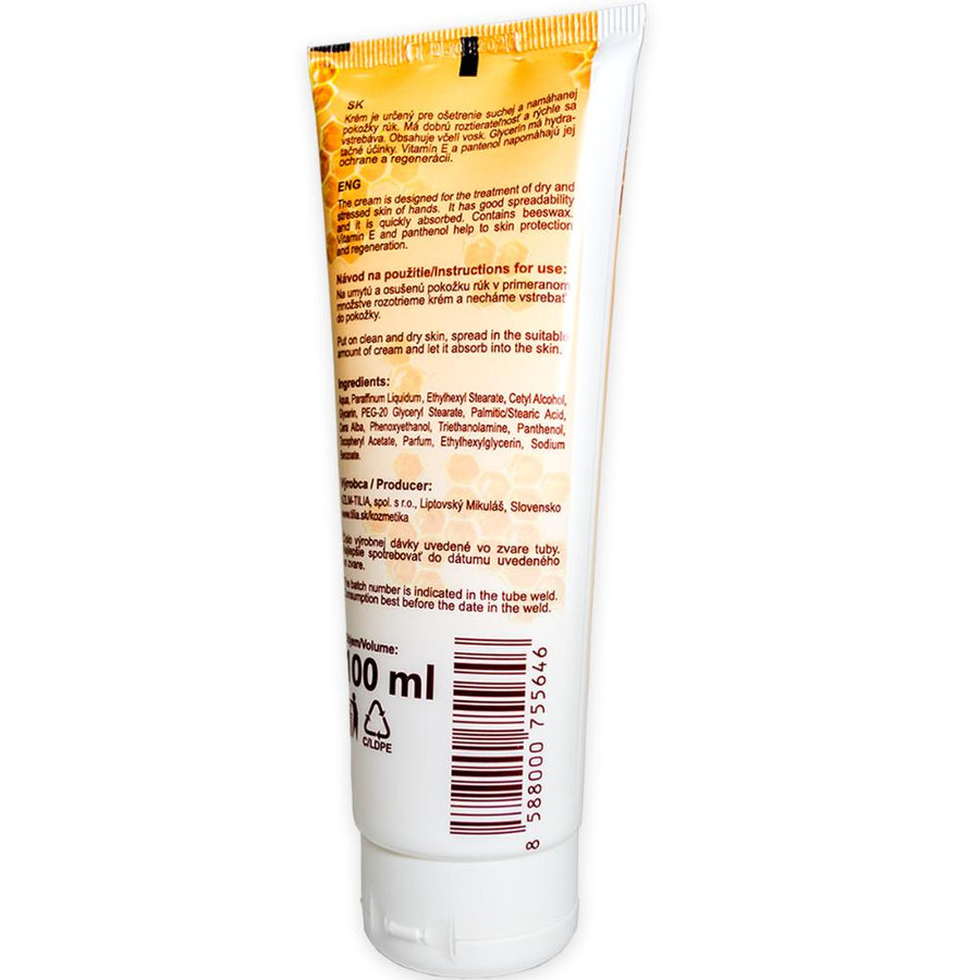 Tilia Krém na ruky s včelím voskom 100 ml