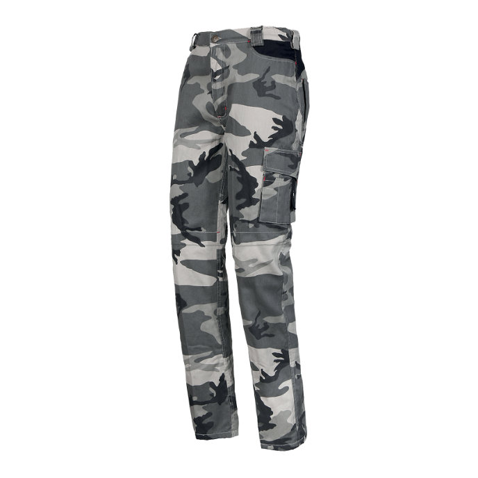 ISSA LINE Zip Maskáčové nohavice 2 v 1