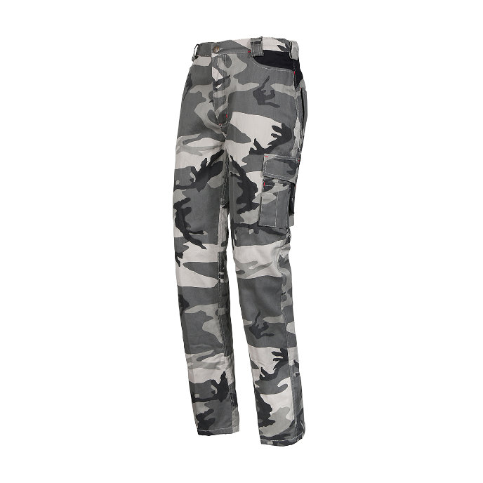 ISSA LINE Zimné maskáčové nohavice