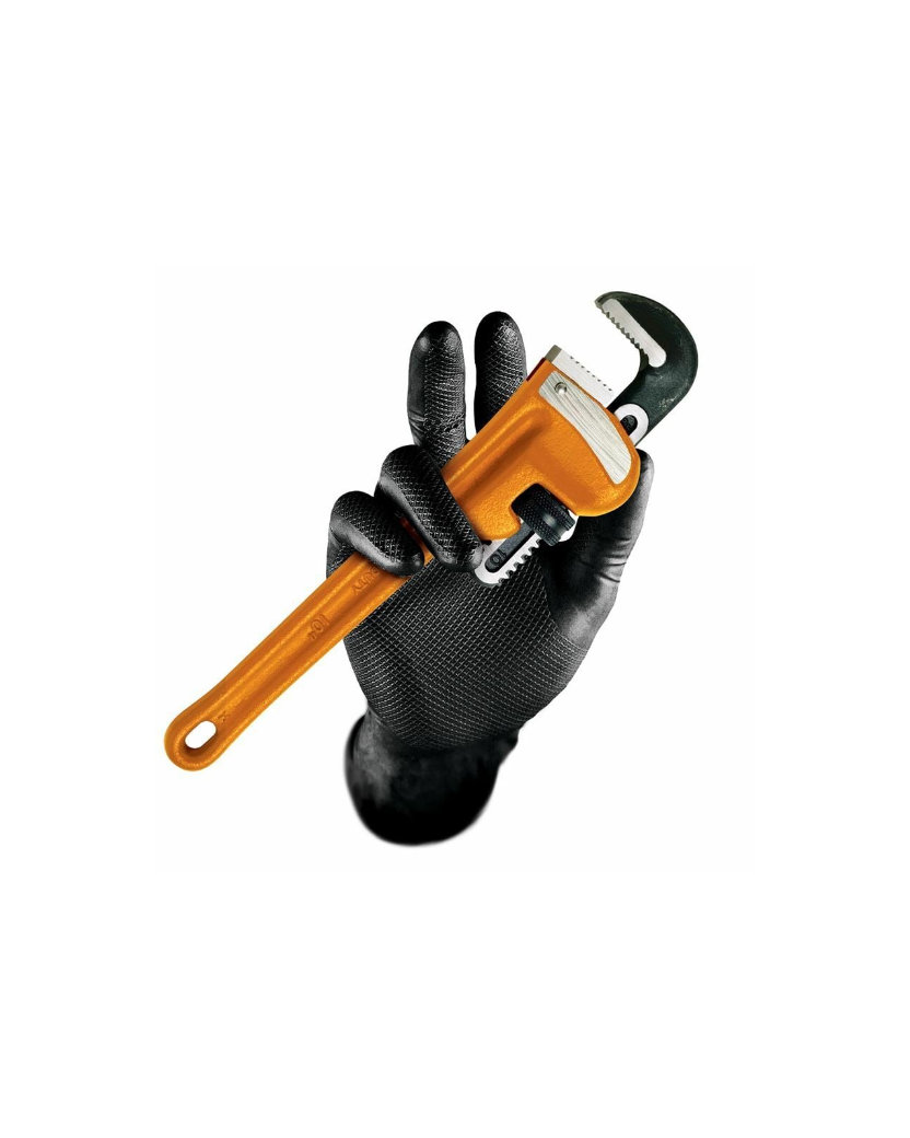 Grippaz 246BK Jednorazové nitrilové rukavice 50 ks