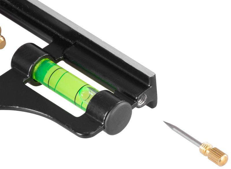 Strend Pro Uholník FSC-13, 300 mm, stolársky, s vodováhou