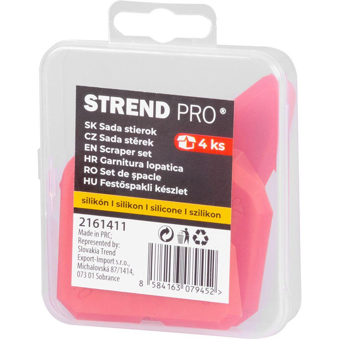 Strend Pro Sada stierok, na silikón a tmel, 4 ks