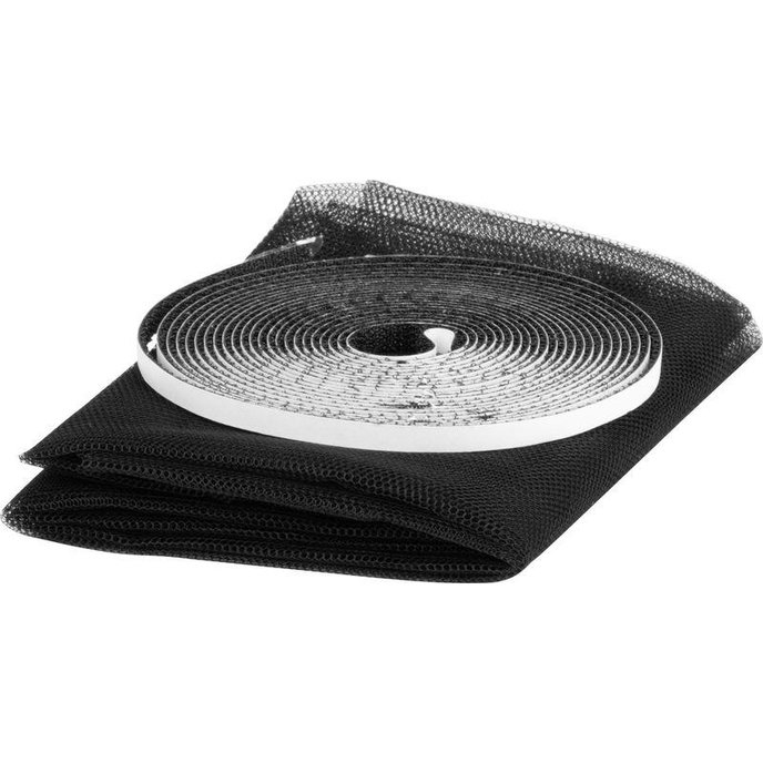 Strend Pro Sieť proti hmyzu a komárom na okno, FlyScreen2 150x180 cm, čierna PE