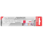 Strend Pro Značkovač Permanent, ALU, červený