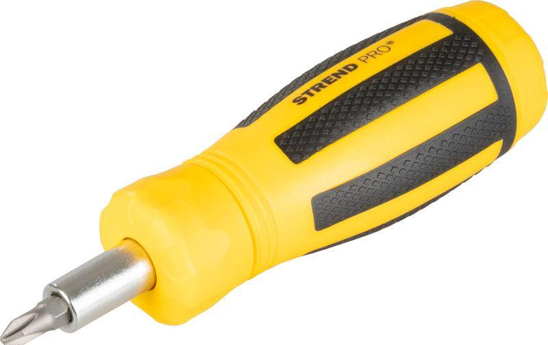 Strend Pro Sada bitov SDX33-112, 13 dielna, s račňovým skrutkovačom