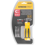 Strend Pro Sada bitov SDX33-112, 13 dielna, s račňovým skrutkovačom