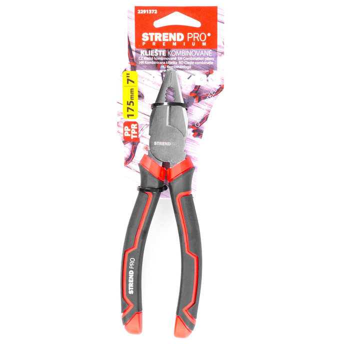 Strend Pro Premium Kliešte kombinované ComfortGrip DL410, 180 mm