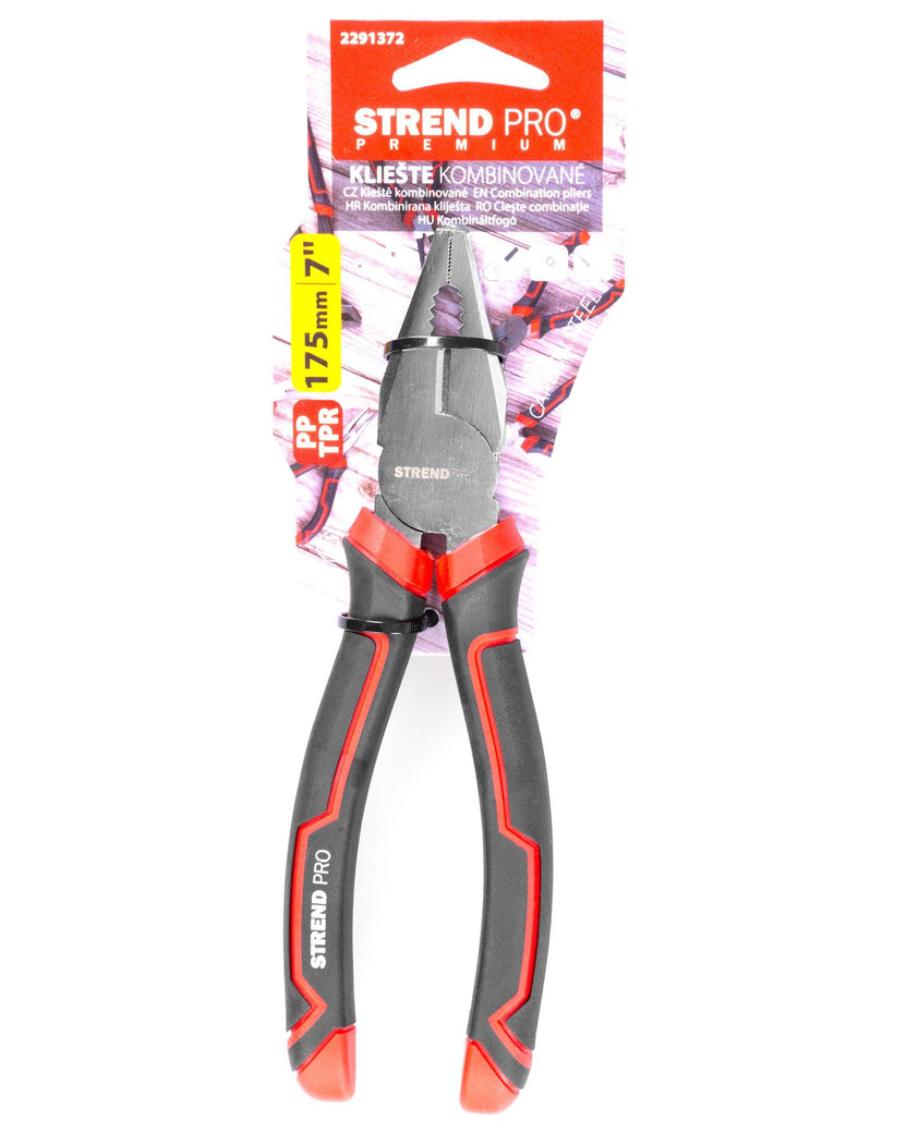 Strend Pro Premium Kliešte kombinované ComfortGrip DL410, 180 mm