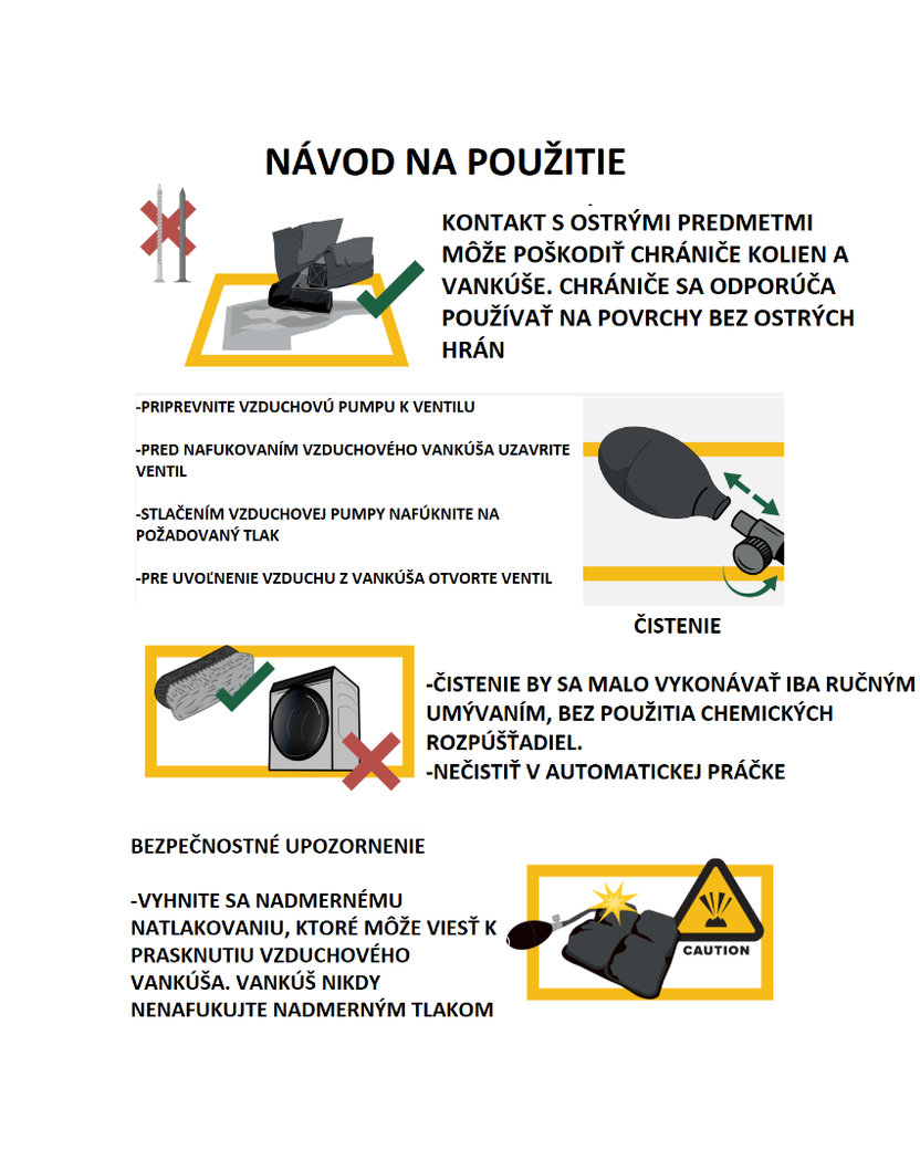 AirProtect Vzduchové chrániče kolien