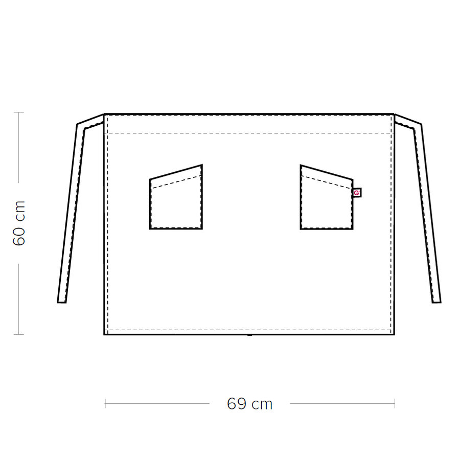Giblor's POSITANO Barová zástera