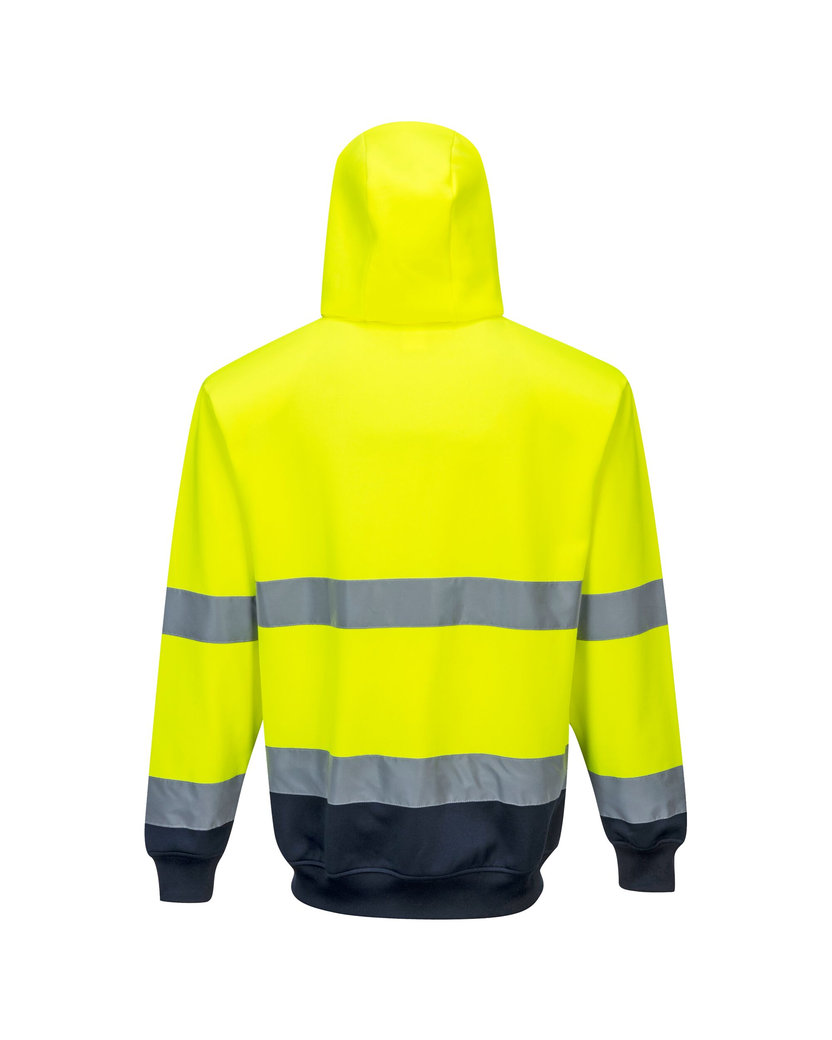 Portwest B317 Reflexná mikina s kapucňou na zips