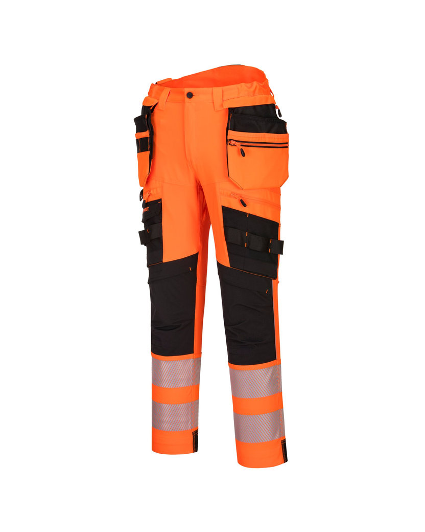 Portwest DX442 DX4 Hi-Vis Reflexné nohavice s odnímateľnými vreckami
