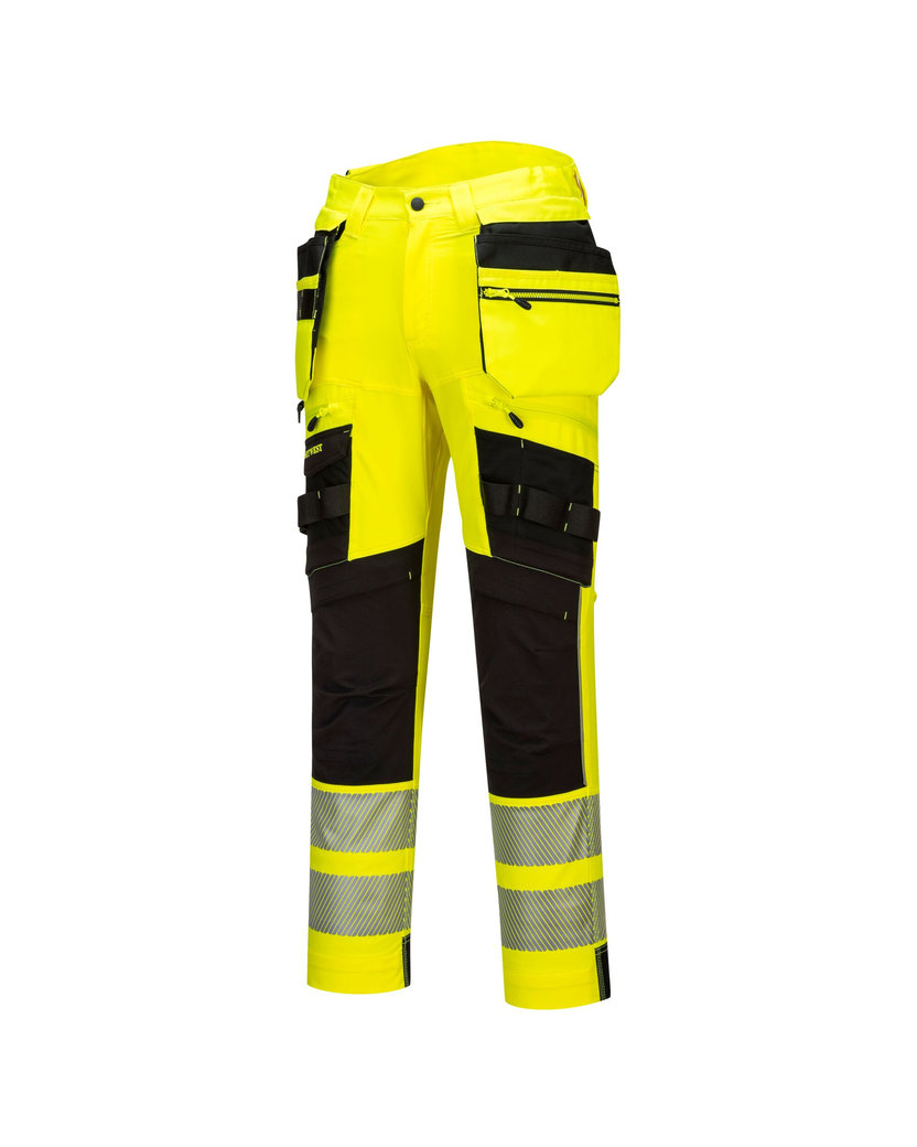 Portwest DX442 DX4 Hi-Vis Reflexné nohavice s odnímateľnými vreckami