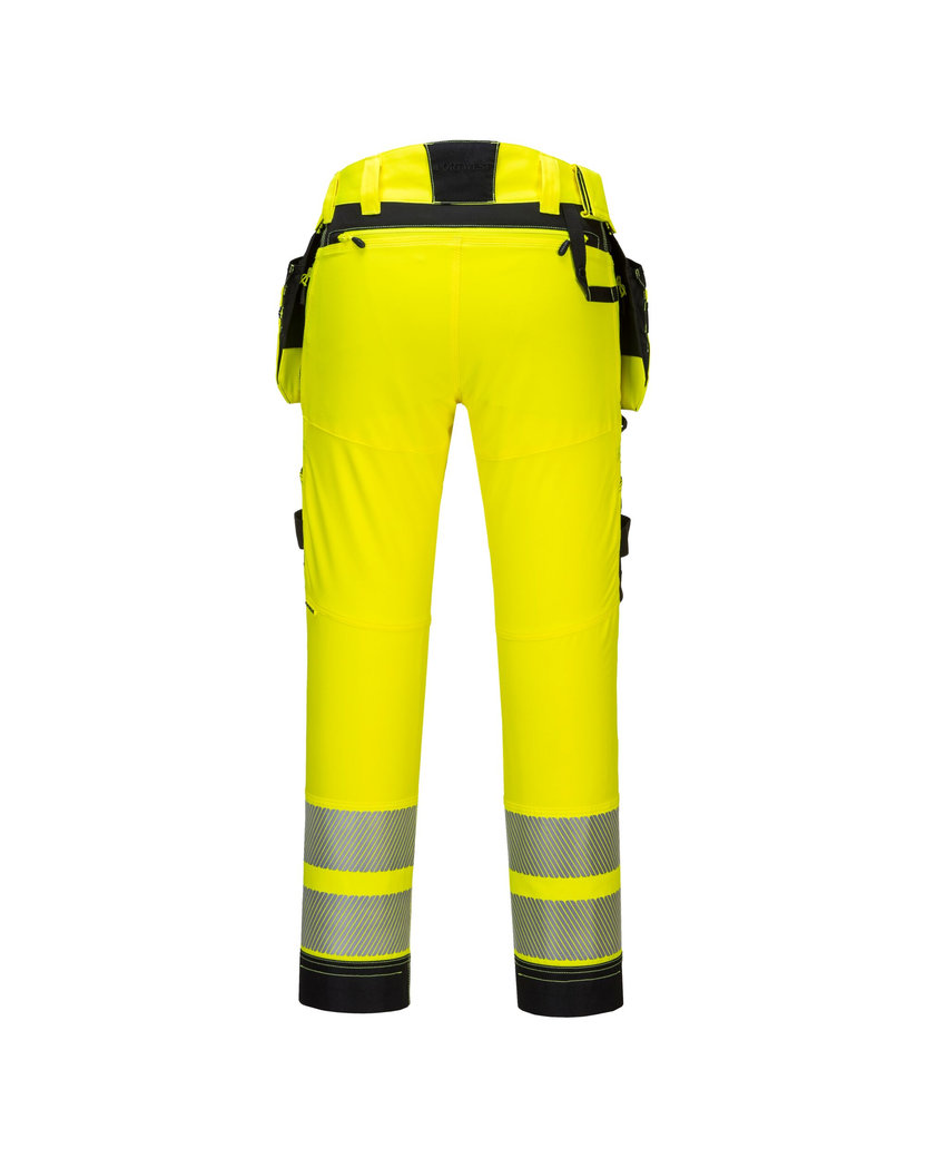 Portwest DX442 DX4 Hi-Vis Reflexné nohavice s odnímateľnými vreckami
