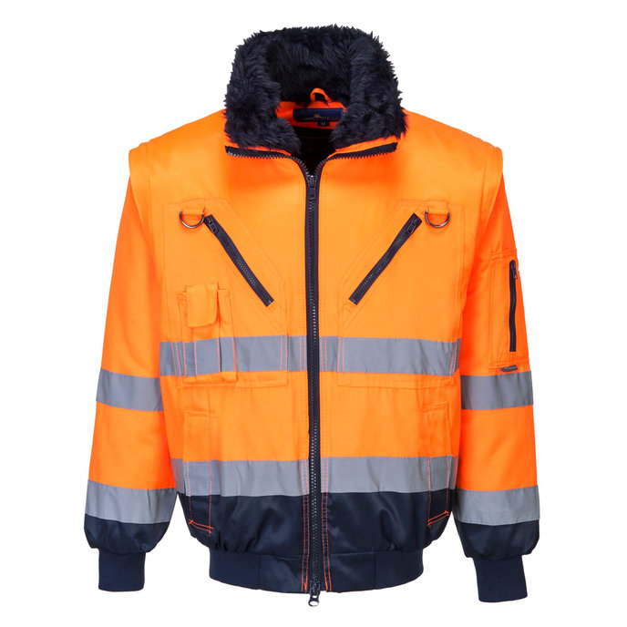 Portwest PJ50 Hi-Vis Pilot Bunda 3 v 1